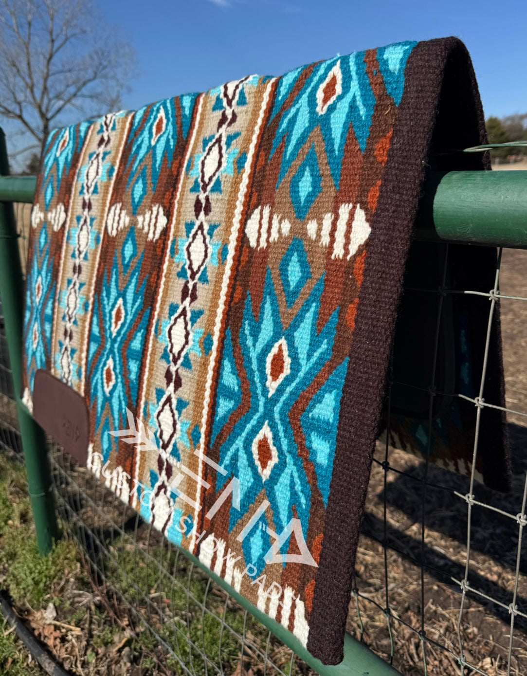 Drizzled with turquoise – EM Custom Show Pads